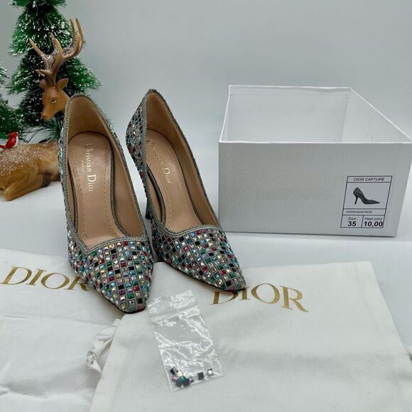 Women’s Dior capture embellished Pumps size 35 made in Italy - Picture 1 of 7